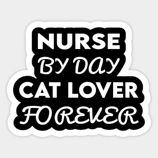 nurse cat Sticker